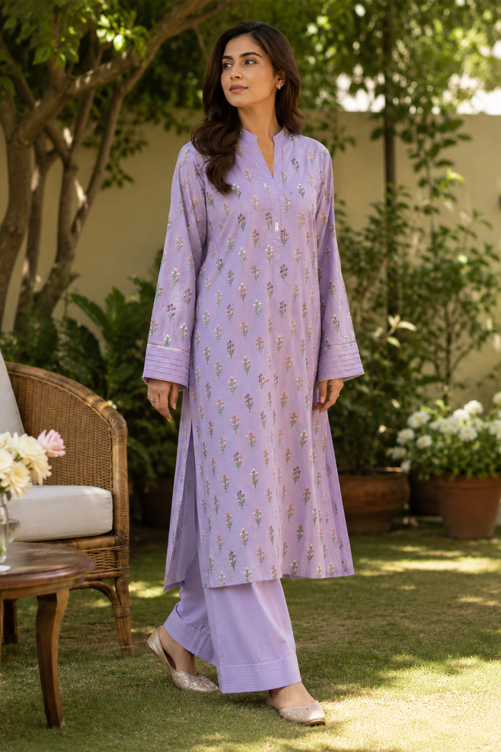 Lilac Bloom Lawn Set