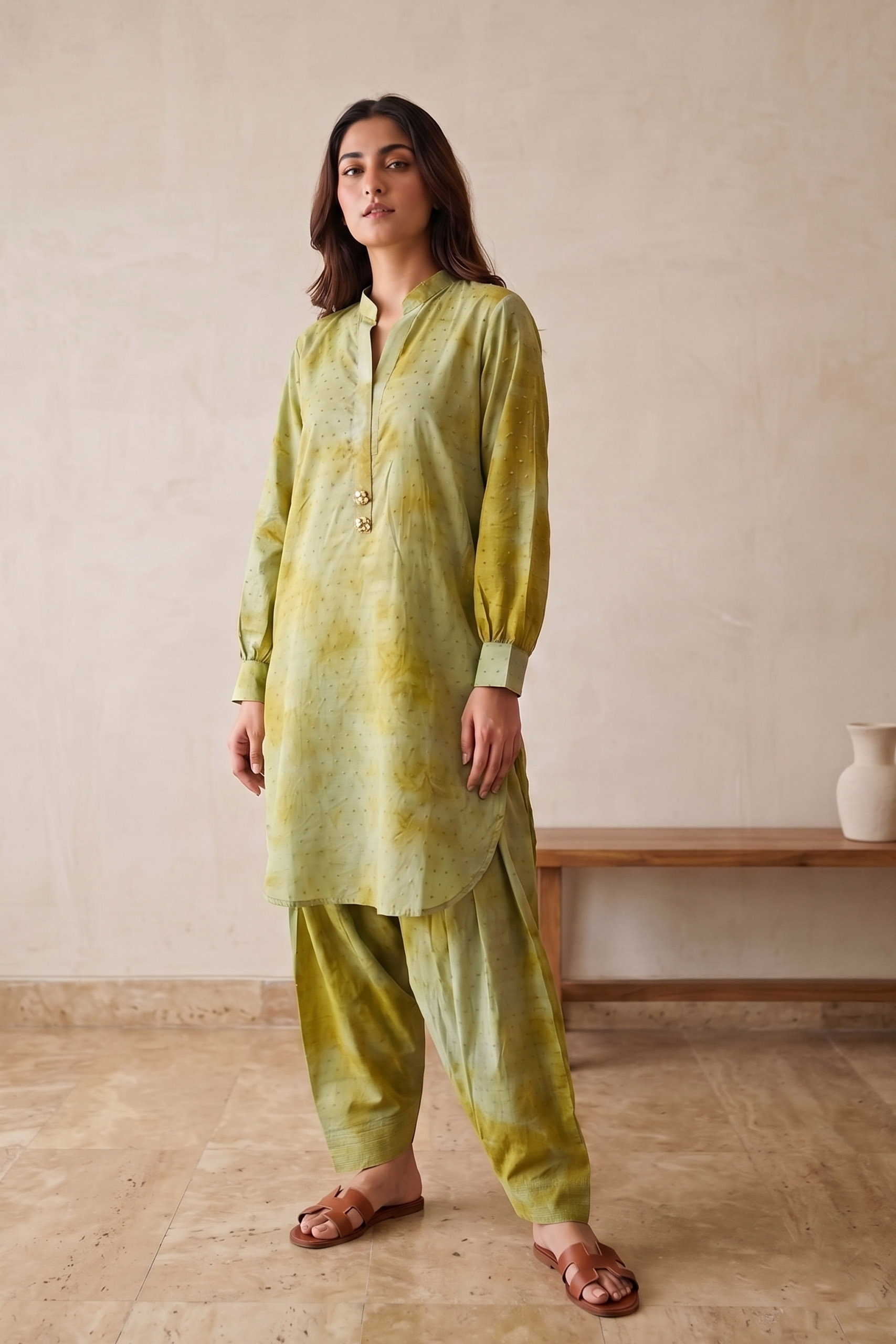 The Tie-Dye Kurta Set