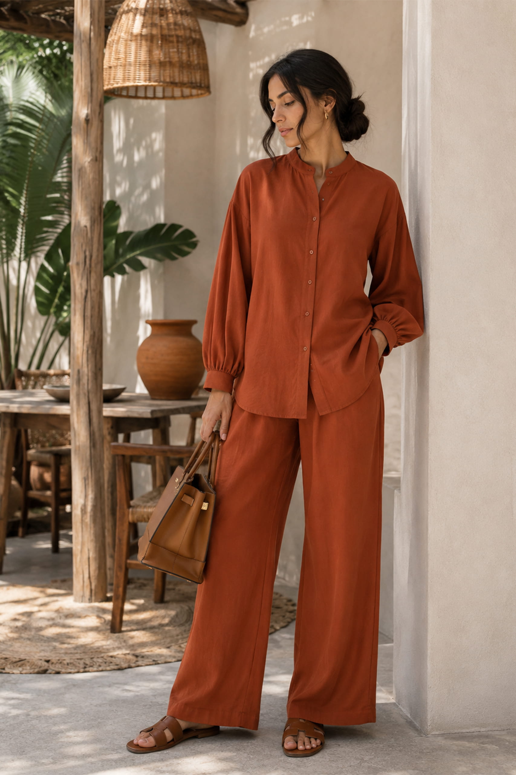 Rust Orange Co-Ord Set