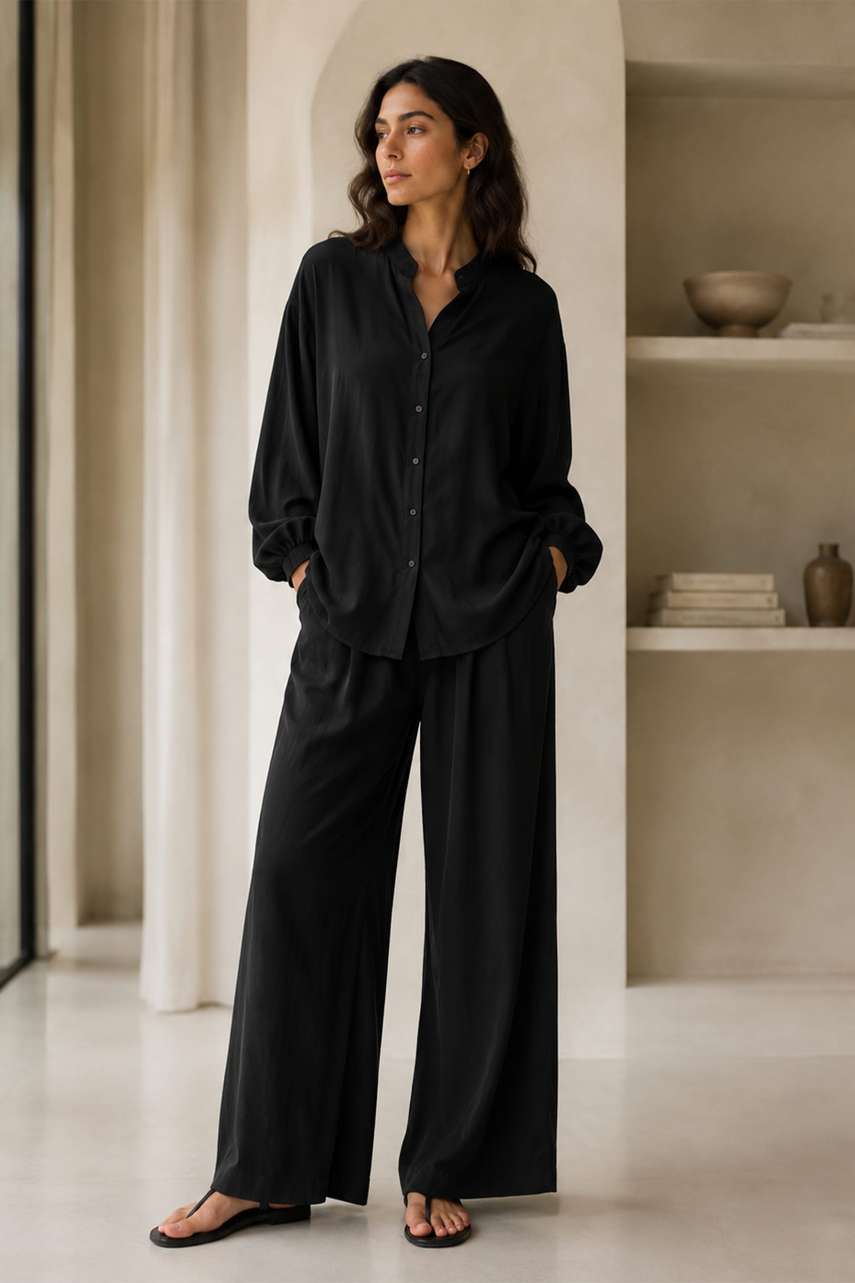 Black Serenity Co-ord Set - Image 2