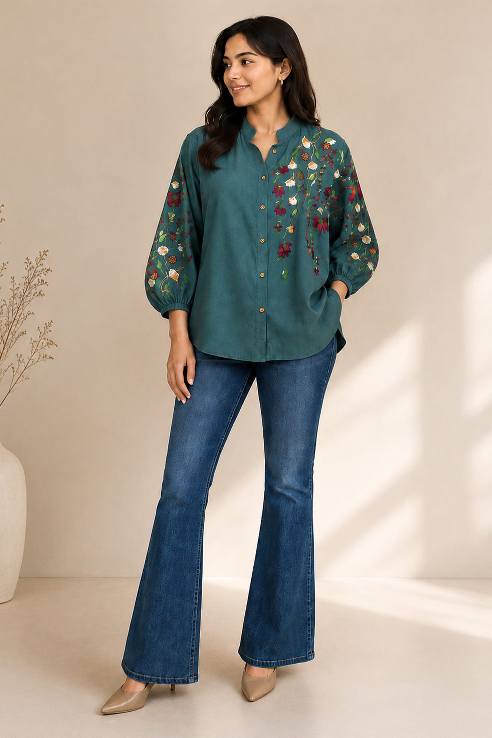 Bespoke Emerald Bloom - Image 2