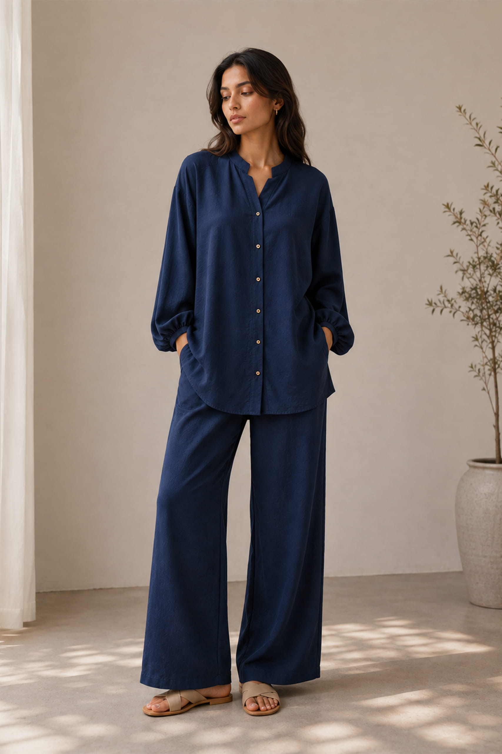 The Navy Muse Co-ord Set