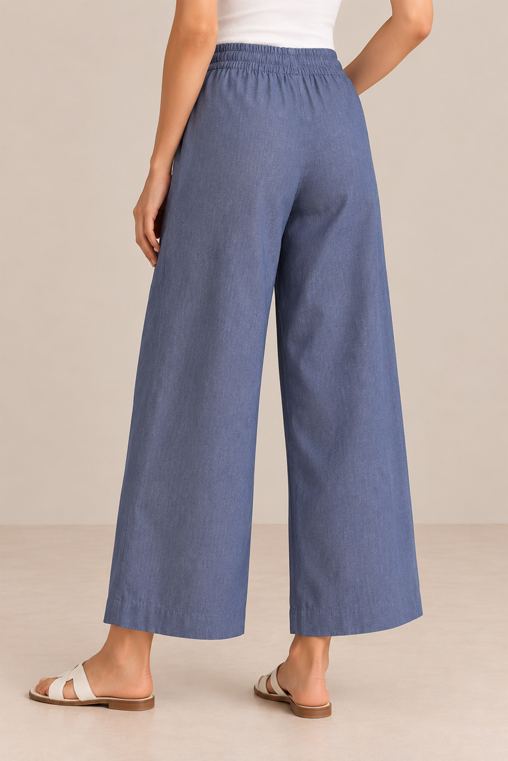 Slate Blue Capri Pants - Image 3