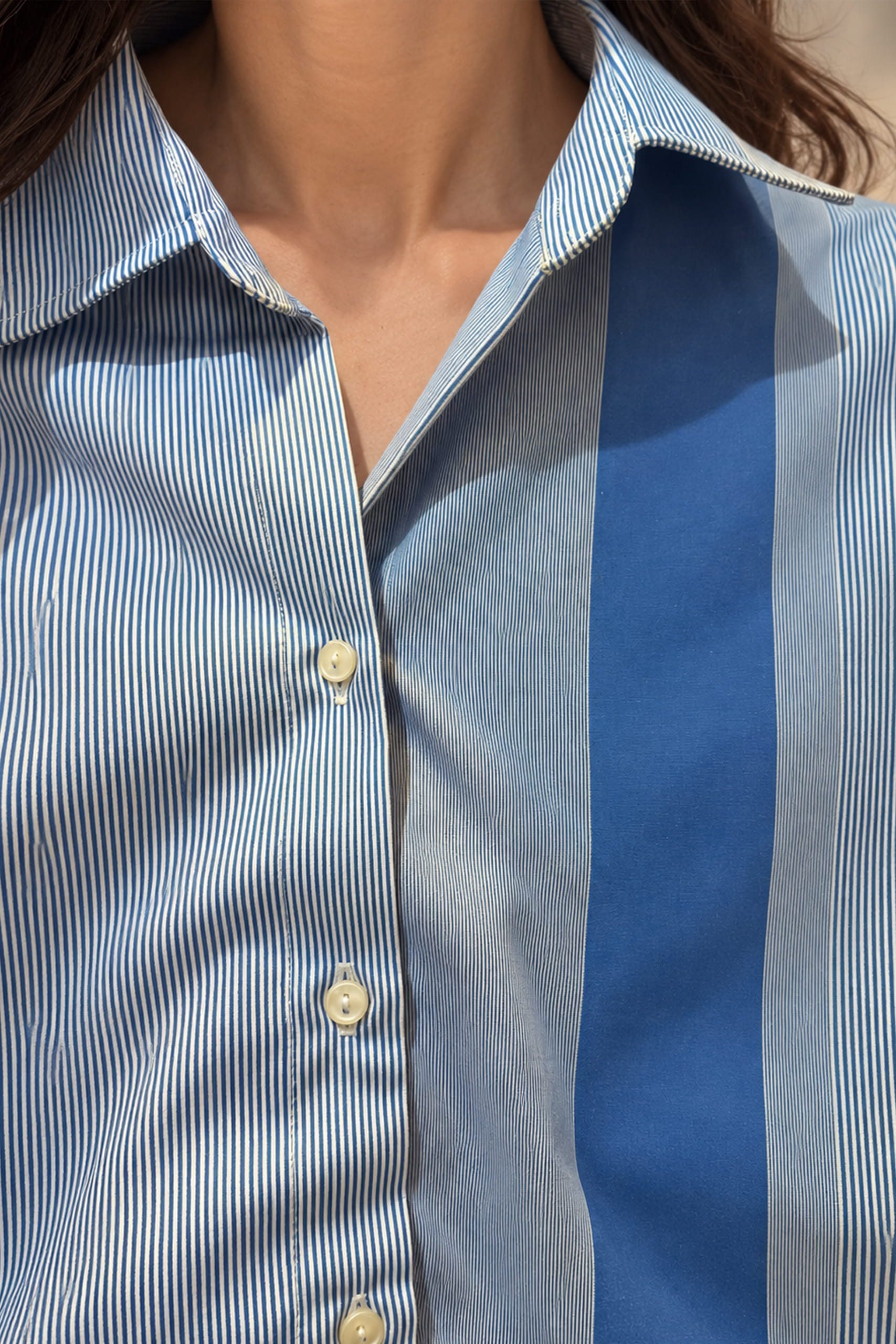 Blue Line Oversized Shirt - Image 2