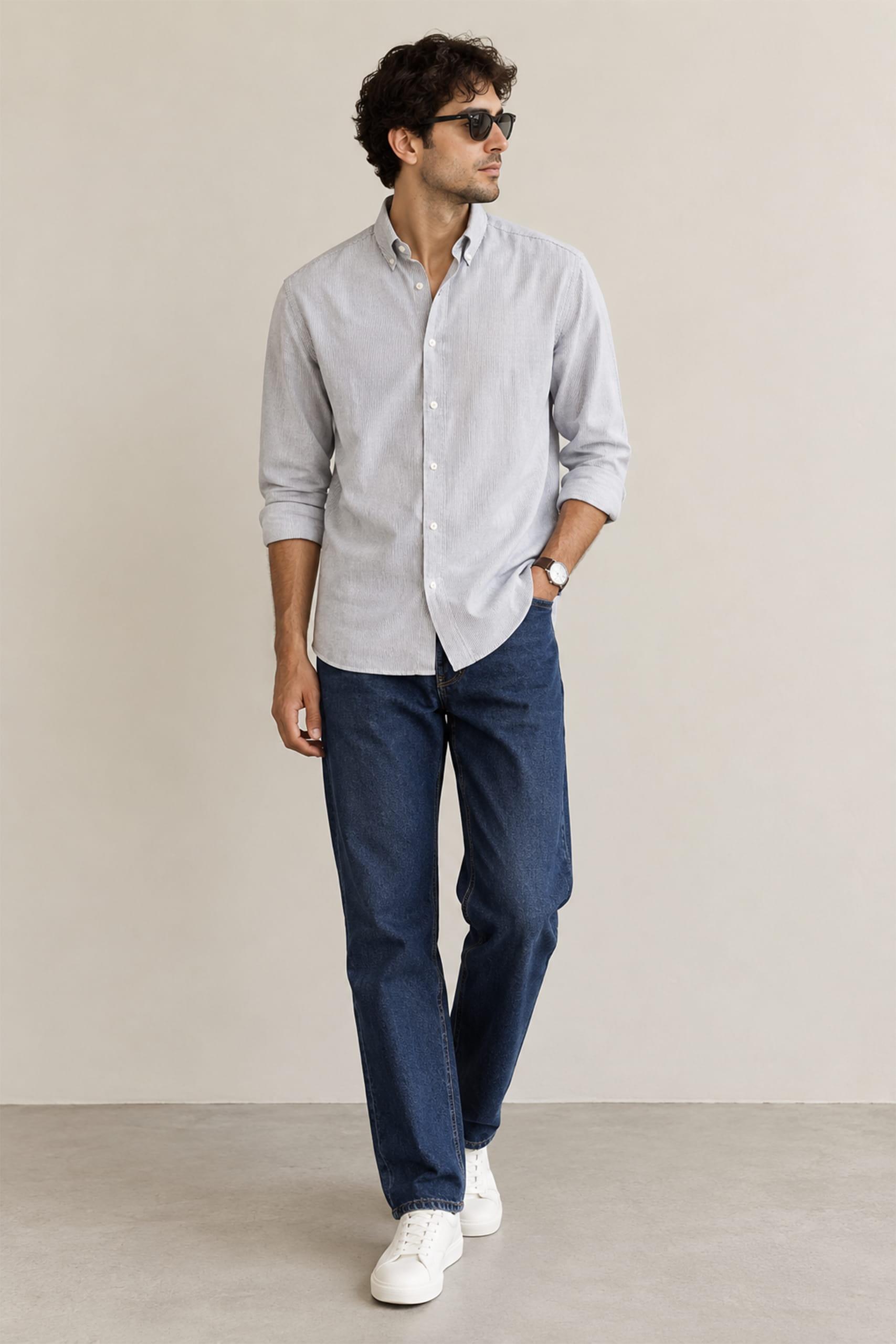 The Pinstripe Oxford
