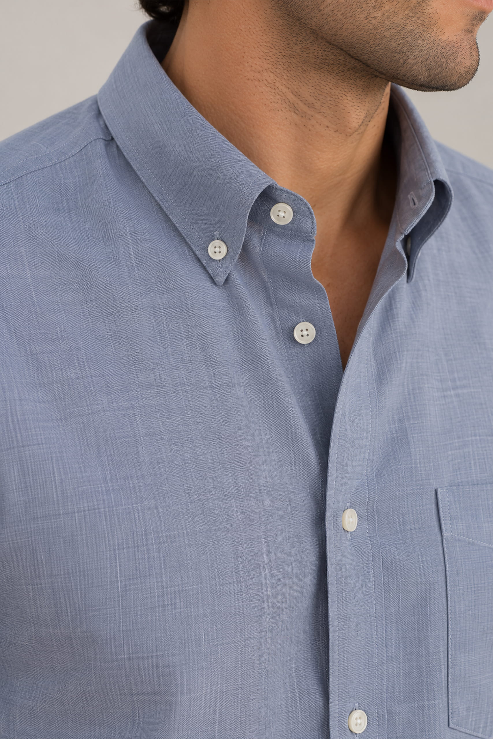 Slate Blue Shirt - Image 3